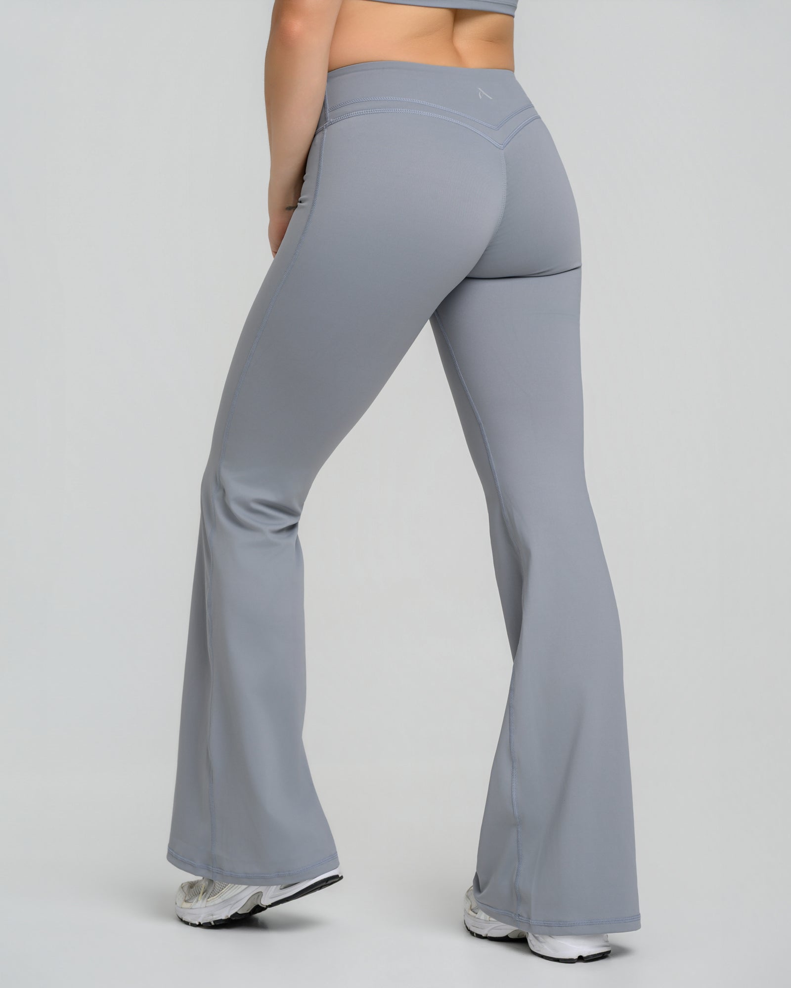UNSTOPPABLE™ WRAP WIDE FLARED LEGGINGS ASH GRAY