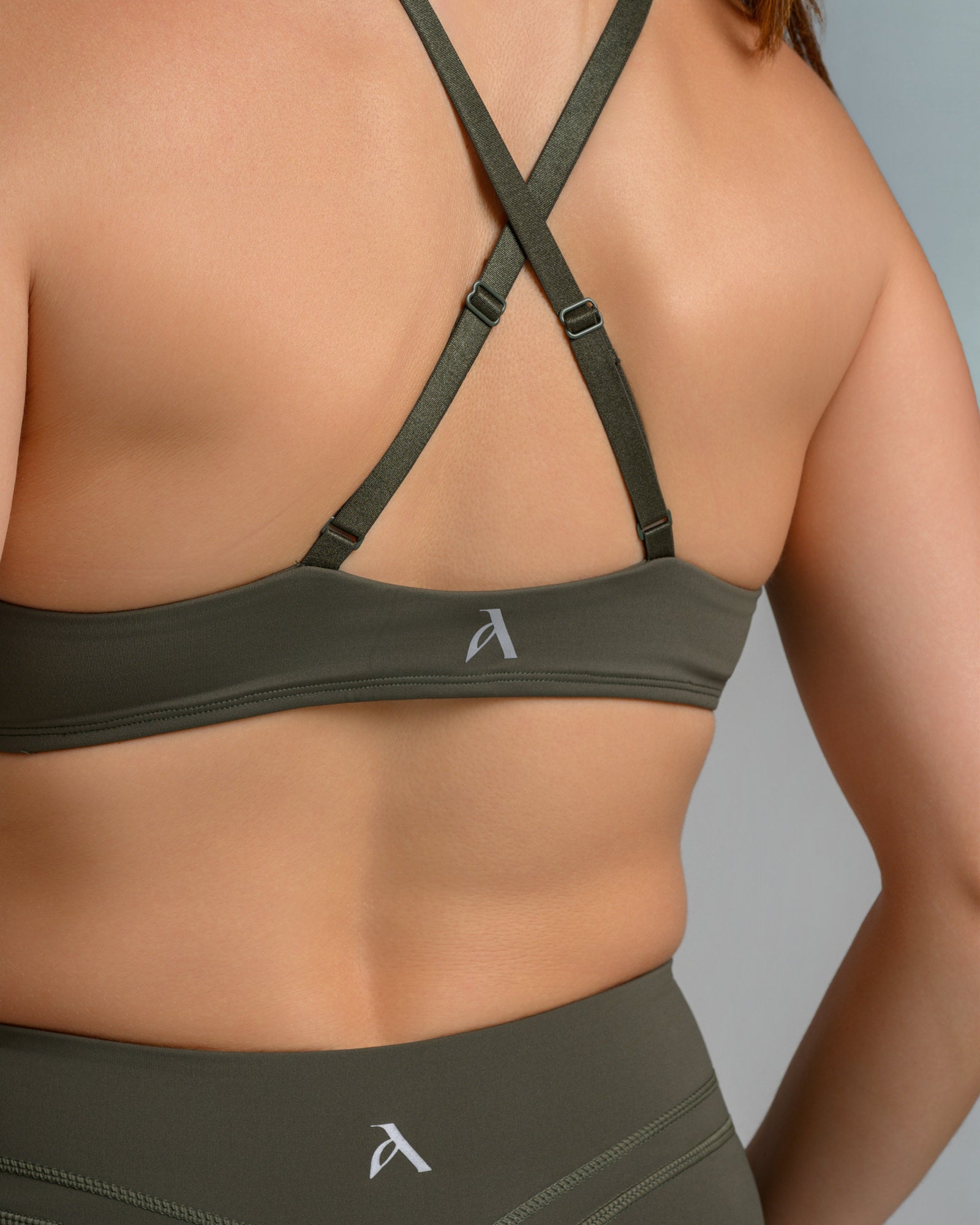 UNSTOPPABLE™ CROSS BACK BRA OLIVE GREEN – ASU Active