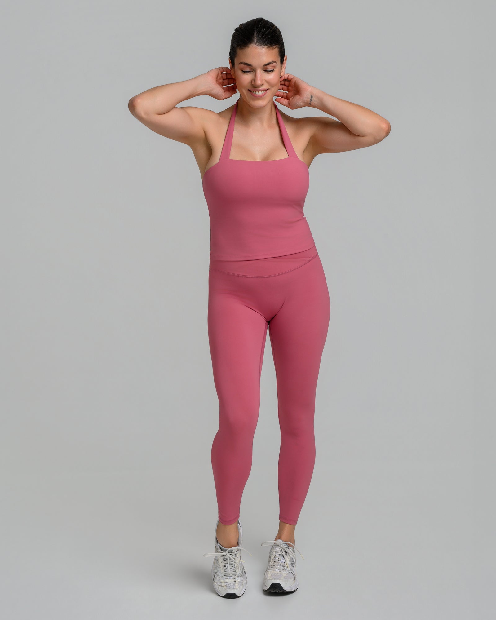 UNSTOPPABLE™ MID WAIST WRAP LEGGINGS DUSTY PINK
