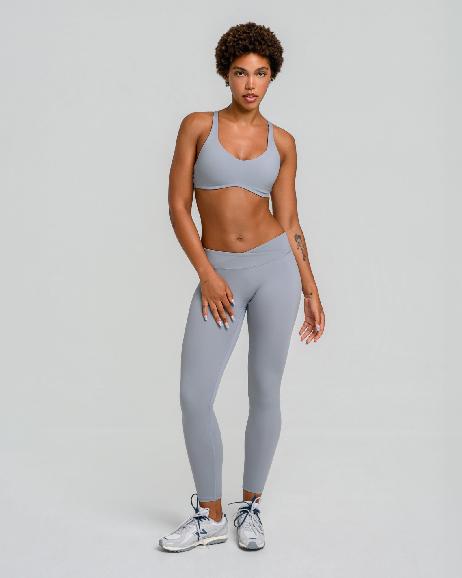 UNSTOPPABLE™ MID WAIST WRAP LEGGINGS ASH GRAY