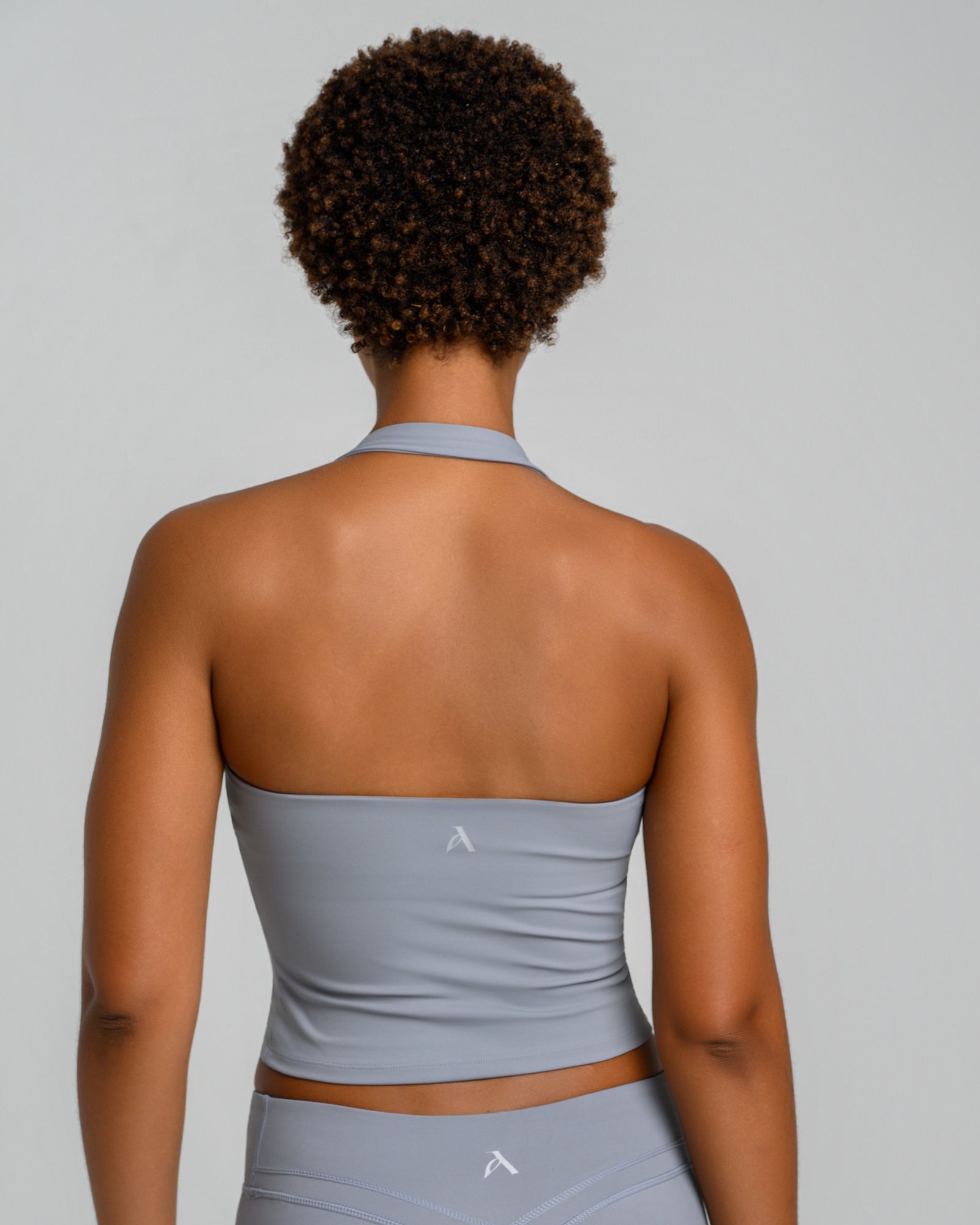 UNSTOPPABLE™ SQUARE NECK TOP ASH GRAY