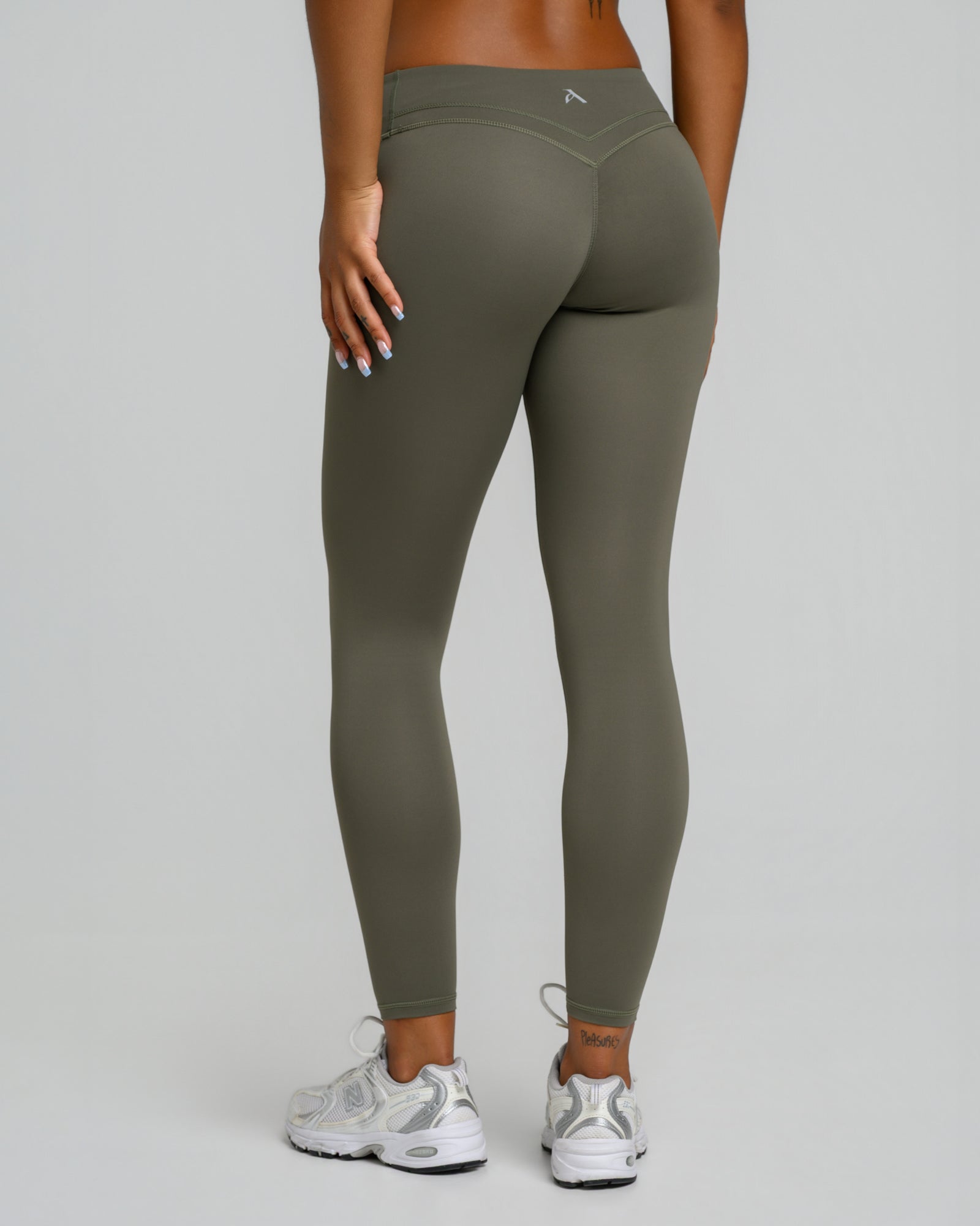 UNSTOPPABLE™ MID WAIST WRAP LEGGINGS OLIVE GREEN
