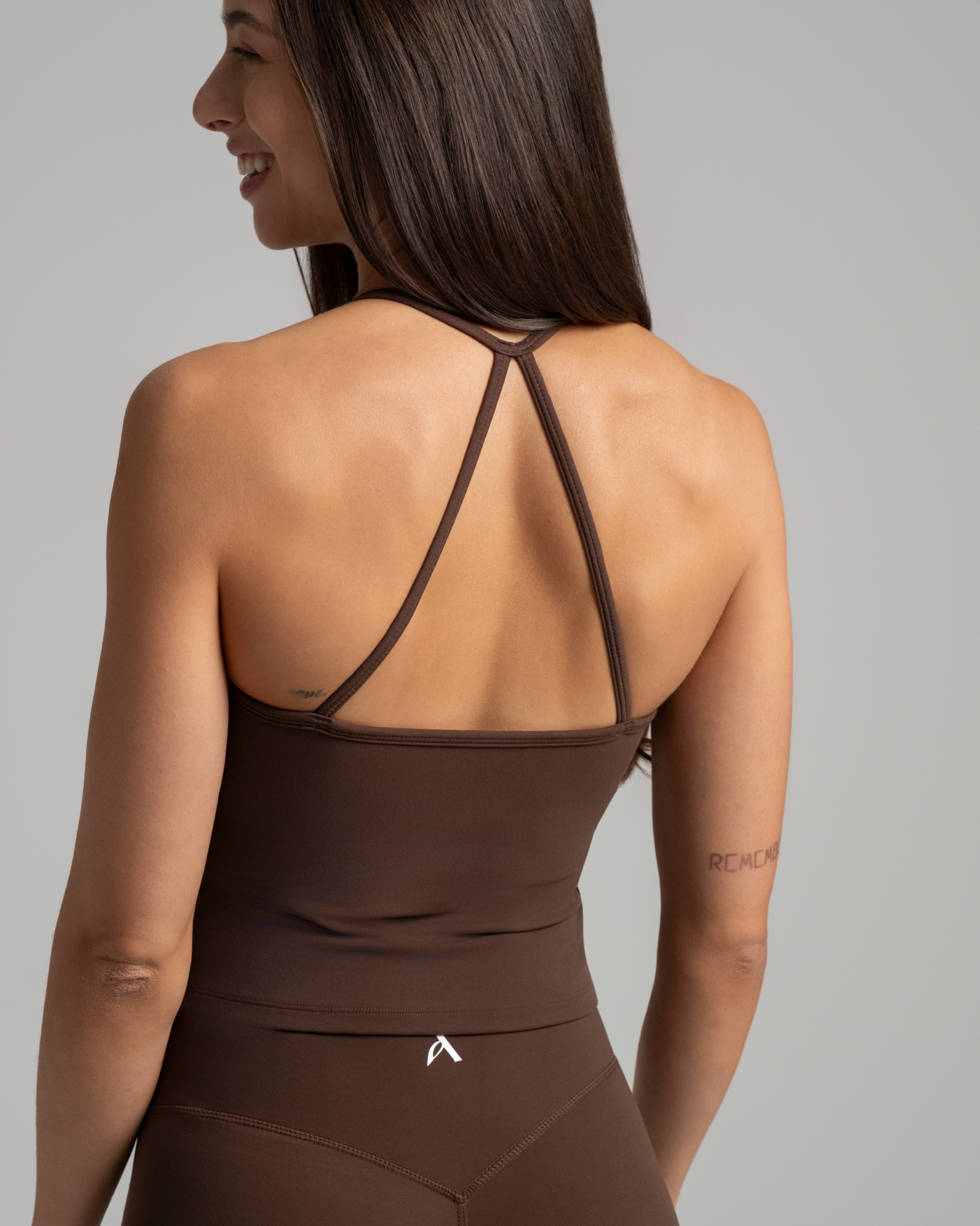 EVERYDAY MOVES CAMI BRA-TOP ESPRESSO