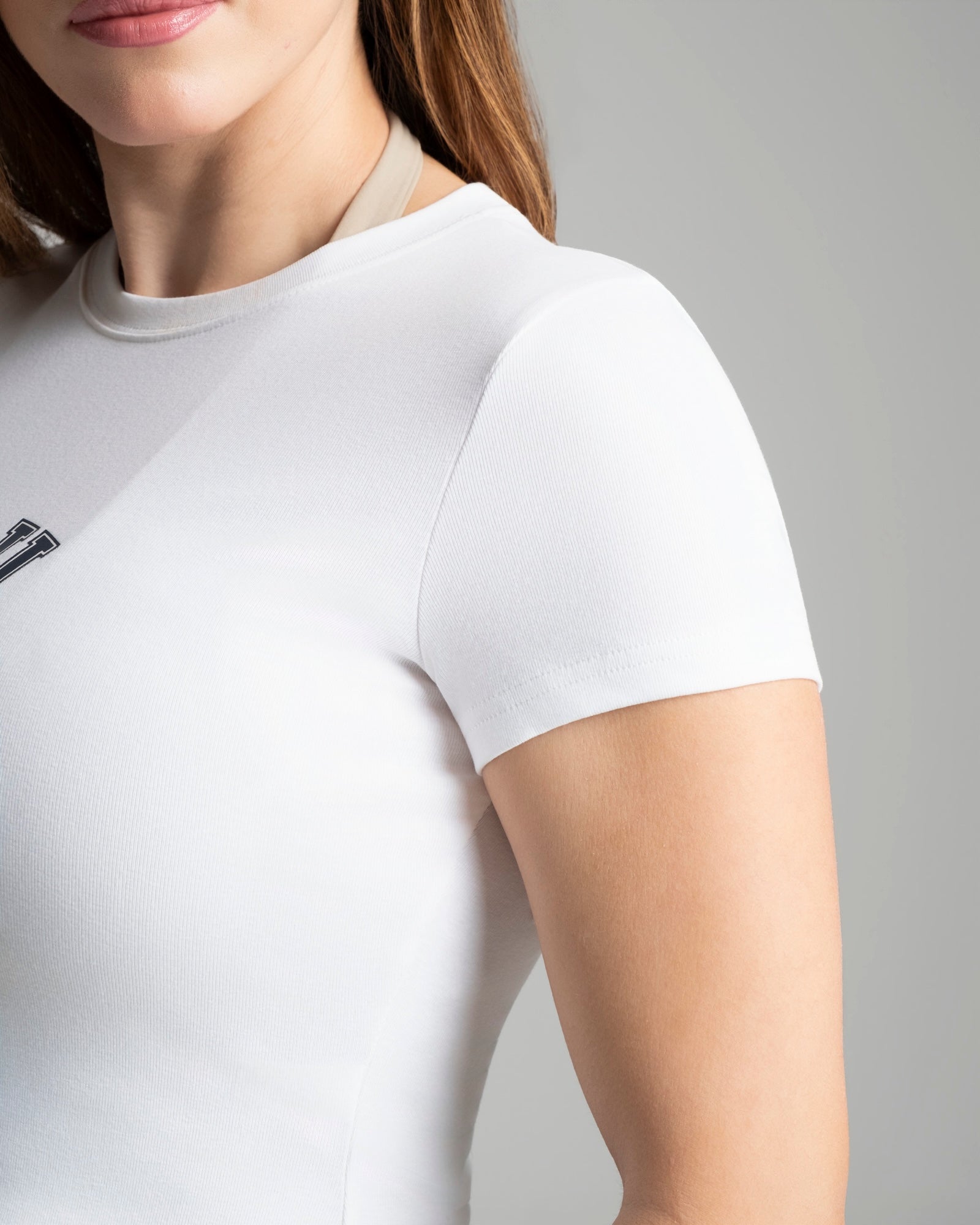 EVERYDAY MOVES COTTON BABY TEE WHITE