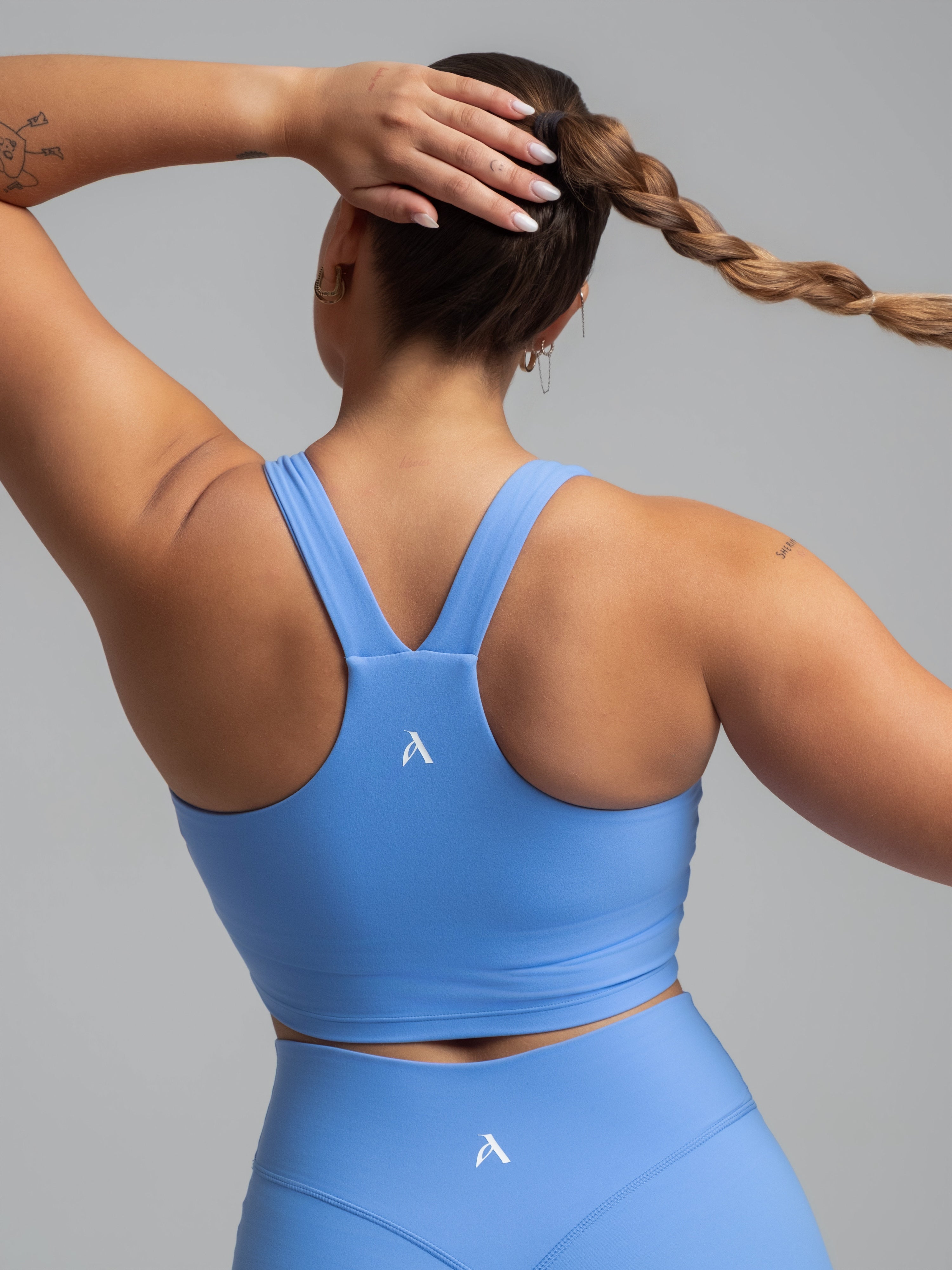 EVERYDAY MOVES MIDI BRALETTE AZURE BLUE