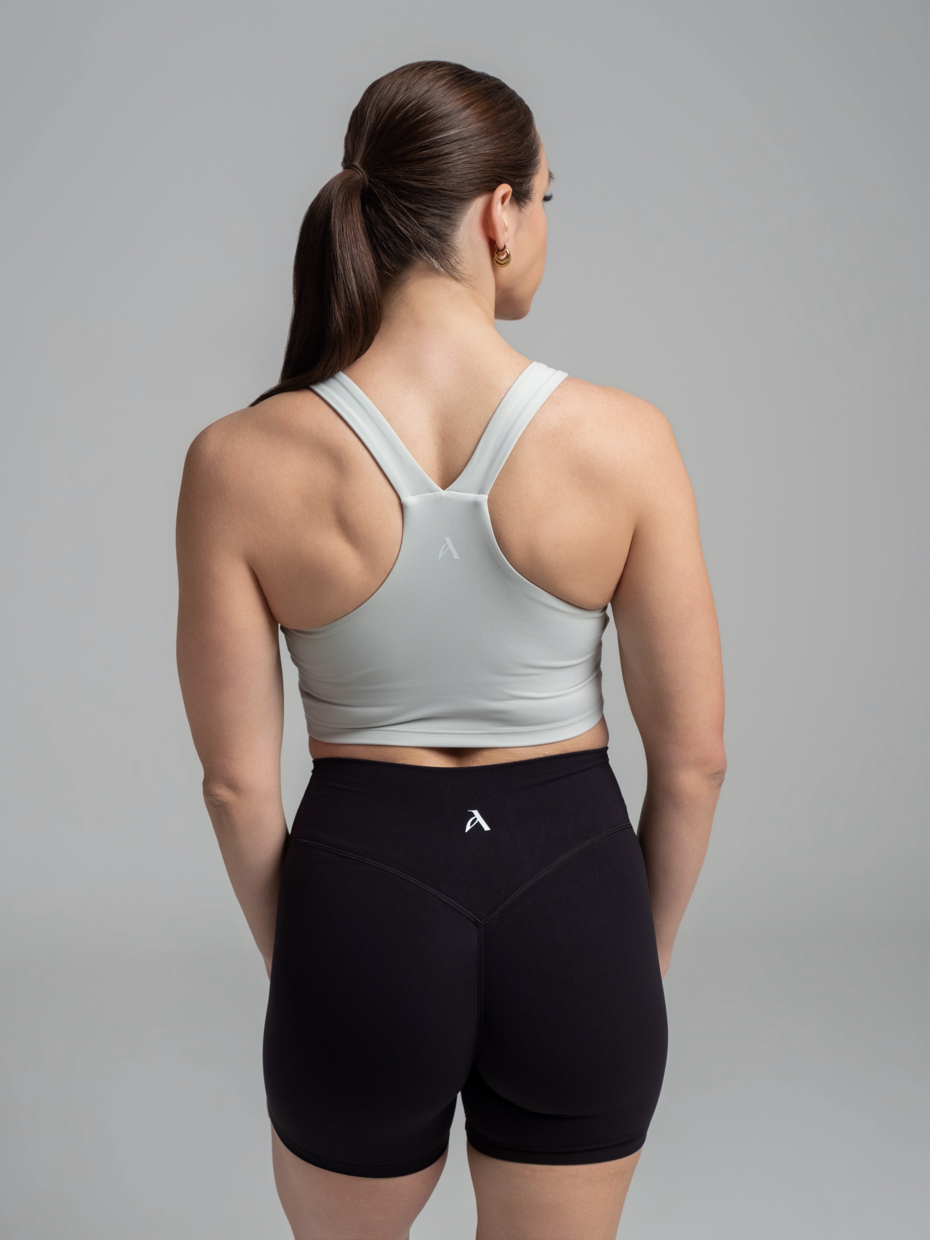 EVERYDAY MOVES MIDI BRALETTE ICE GRAY